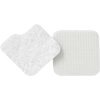 Velcro Brand Reclosable Fastener Shape, Square, Acrylic Adhesive, 3/4 in, 3/4 in Wd, White, 12 PK VEK30171